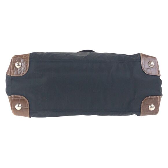 Prada Nylon/Leather Tessuto Logo Tote Bag - Picture 2 of 10